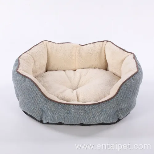 Popular Fashion Pet Bed Cotton Velvet Dog Bed